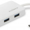 Placa de retea Edimax EU-4308, Gigabit, USB 3.1 Type C, 3 x USB 3.0 Hub (Alb)