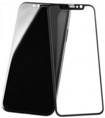 Folie Protectie Sticla Securizata Benks KR+, full body 3D frosted pentru Apple iPhone X (Negru) foto