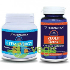 Pachet Stem Energy 350g + Zeolit Detox+ 60cps foto