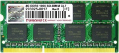 Memorie Laptop Transcend TS4GAP1066S MAC DDR3, 1x4GB, 1066MHz, CL7 foto