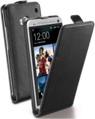 Husa Cellularline Flap Flapessenonebk pentru HTC One (Neagra) foto