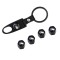 Breloc auto BMW + 4 capace valva anvelopa cu sigla BMW M Power M3 M4 M5 M6