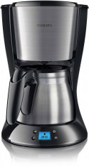 Cafetiera Philips HD7470/20 Daily Collection 1000W 1.2l negru / inox foto