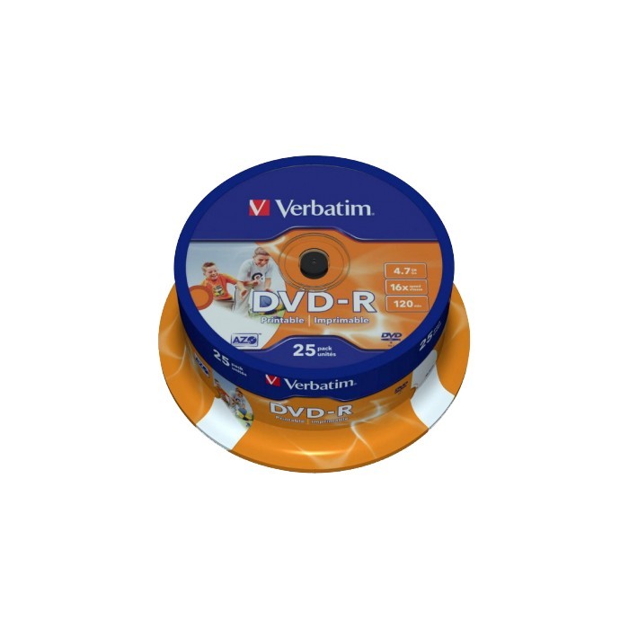 DVD+/-R printabil bulk 25 VERBATIM foto mare DVD+/-R printabil bulk 25 VERBATIM foto mare
