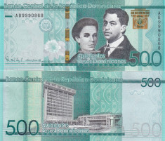 Republica Dominicana 500 Pesos 2017 Comemorativa UNC foto