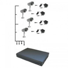 Sistem supraveghere video EXT 4 cu DVR foto