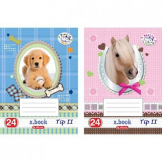 Caiet A5 Herlitz, Tip II, 24 file, Motiv Pretty Pets foto