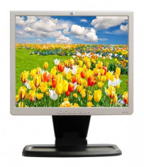 Monitor 17 inch LCD HP L1740, Silver &amp;amp; Black, 3 Ani Garantie foto