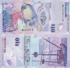 Bermuda 10 Dollars 01.01.2009 UNC foto