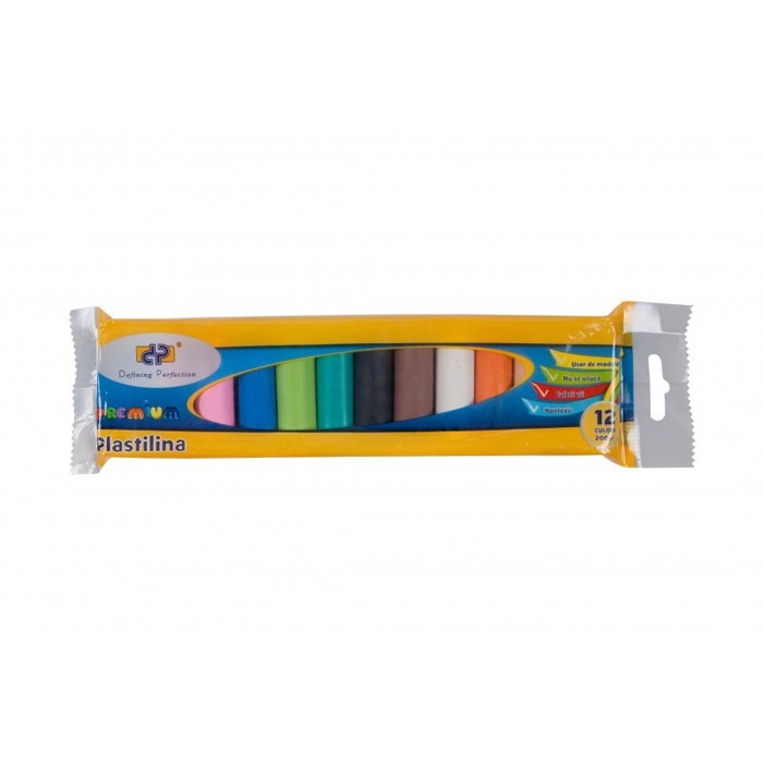 Plastilina 12 culori DP DPC-16-2850 foto mare Plastilina 12 culori DP DPC-16-2850 foto mare