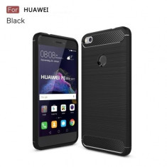 Husa Huawei P9 Lite Mini - Carbon Brushed Black foto