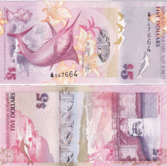 Bermuda 5 Dollars 01.01.2009 UNC foto