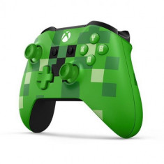 Controller Wireless Microsoft Xbox One S Minecraft Creeper Edition (Verde) foto