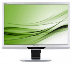 Monitor 22 inch LCD, Philips 220B2, Silver &amp;amp; Black foto