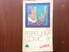 perpetuum comic 1981 urzica 81 almanah hobby ilustrat umor caricatura foto