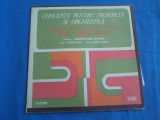 VINIL CLASICA-CONCERTE PENTRU TROMPETA SI ORCHESTRA/VIVALDI, BACH, electrecord