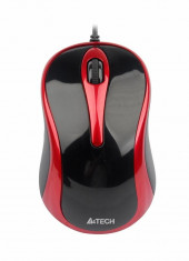 MOUSE A4TECH N-350-2 BLACK/RED USB foto