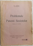 N. LENIN - PROBLEMELE PUTEREI SOVIETELOR (CERCUL DE EDITURA SOCIALISTA, 1920)