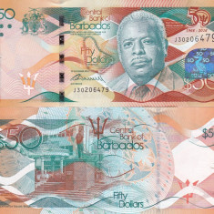 Barbados 50 Dollars 30.12.2016 Comemorativa UNC