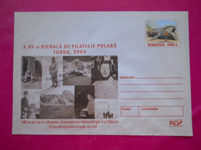 HOPCT PLIC 1986 A XIV A BIENALA FILATELIE POLARA TURDA 2004 -NECIRCULAT foto