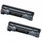 HP CE285A,Set 2 Toner Compatibil HP CE278A,HP CB435A,HP CB436A,CANON CRG-712