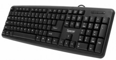 Tastatura Spacer SPKB-S62, USB (Negru) foto