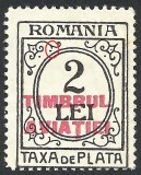 EROARE / VARIETATE--TAXA DE PLATA / TIMBRUL AVIATIEI--1931 MNH, Nestampilat