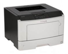 Imprimanta LaserJet Monocrom, A4, Lexmark MS410dn, 40 pagini/minut, 60.000 pagini lunar, 1200 x 1200 DPI, Duplex, USB, Network foto