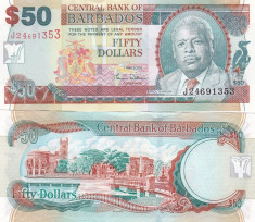 Barbados 50 Dollars 01.05.2007 UNC foto