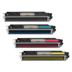 CRG-729,Set 4 Toner Compatibil CRG729BK 1.2K/CRG729C 1K/CRG729M 1K/CRG729Y 1K foto