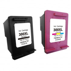 Set 2 Cartus Compatibil HP300XLBK/300XLC,HP Deskejet D1600,D1660 foto