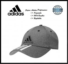 Sapca Adidas Performance Gri - Originala - Reglabila - Bumbac - Detalii anunt foto