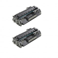 Set 2 cartuse Compatibil HP 80A,HP CF280A,HP LaserJet Pro 400 M401 a foto