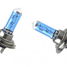 Set Becuri halogen imitatie xenon H7 55w 12v COD (32-2)