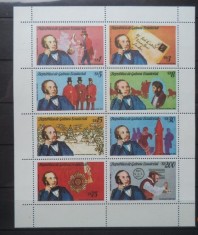 GUINEA ECUATORIALA 1979 &ndash; CENTENAR ROWLAND HILL, bloc MNH, TR7