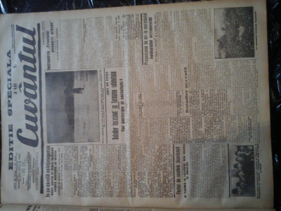 Ziare vechi - Cuvantul - Nr. 2791, 31 ian 1933, 8 pag, Editie Speciala foto