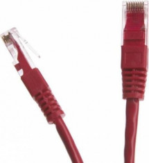 Cablu UTP DBX Patchcord Cat 5e 15m Rosu foto