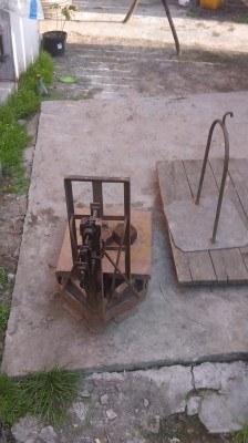 Cantar Platforma perioada interbelica Hess Sibiu pt 100 Kg foto