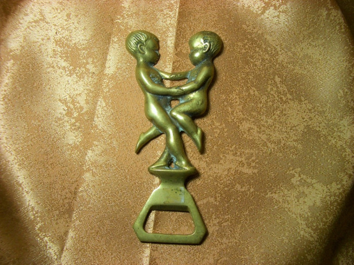 Cheie capace Art Deco sculptura bronz, colectie, cadou, vintage