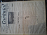 Ziare vechi - Cuvantul - Nr. 2788, 28 ian 1933, 8 pag, Nae Ionescu, Racoveanu