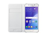 Husa originala Smart Samsung Galaxy A3 (2016) A310 EF-WA310PWEGWW + stylus, Alb, Cu clapeta