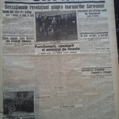 Ziare vechi - Cuvantul - Nr. 2833, 14 mar 1933, 4 pag, Editie Speciala