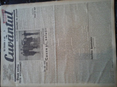 Ziare vechi - Cuvantul - Nr. 2844, 25 mar 1933, 10 pag, Nae Ionescu, M. Eliade foto