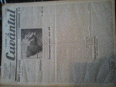 Ziare vechi - Cuvantul - Nr. 2766, 5 ian 1933, 8 pag, Nae Ionescu, Mircea Eliade foto