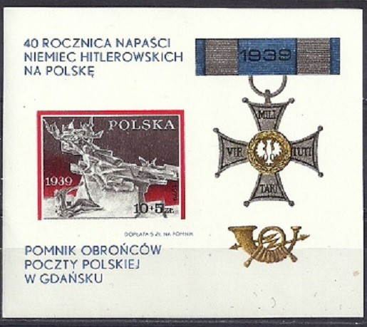 POLONIA &ndash; DECORATIE, colita MNH, TR1