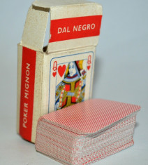 pachet dublu de carti de joc POKER MIGNON - DAL NEGRO TREVISO foto