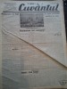 Ziarul Cuv&acirc;ntul, 30 Mar 1933, Nr. 2849, Onicescu, Mehedinți, 8 Pagini, Ziar Vechi Interbelic