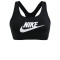 Bustier sport negru pentru femei - Nike Classic swoosh futura