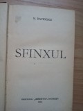 N. Davidescu - Sfinxul (1916) (Dedicatie si autograf). Aspecte si directii