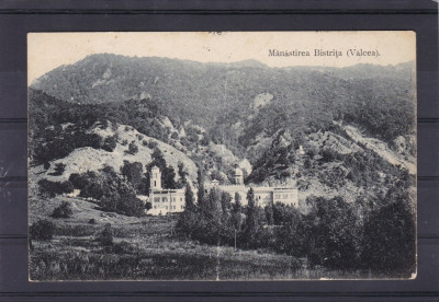 OLTENIA VALCEA MANASTIREA BISTRITA CIRCULATA 1908 foto